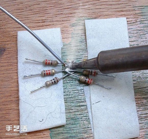 电路板电子元件变废为宝 DIY手工制作小蜘蛛(图8)