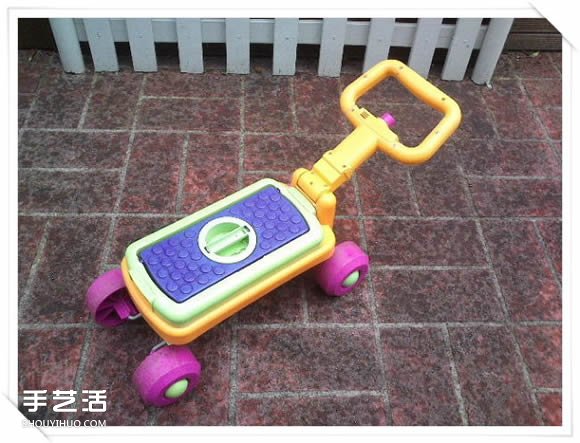 铁架DIY花盆架子图解 旧玩具废物利用做花盆架(图7)