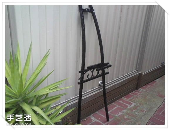 铁架DIY花盆架子图解 旧玩具废物利用做花盆架(图5)