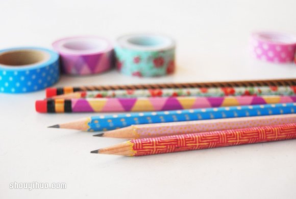 彩色和纸胶带创意DIY 美好我们的家居空间(图22)