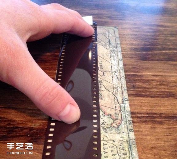 手工婚礼邀请卡制作 胶卷DIY创意婚礼请柬(图5)