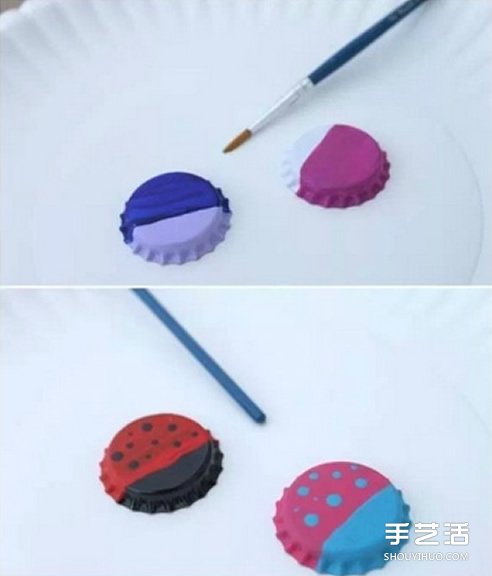 简单磁性冰箱贴制作 儿童甲虫冰箱贴DIY教程(图2)