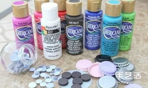 简单磁性冰箱贴制作 儿童甲虫冰箱贴DIY教程(图1)