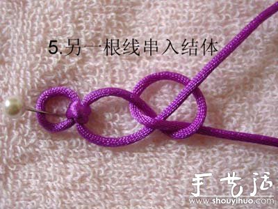 手工编织冰花结手链的方法(图5)