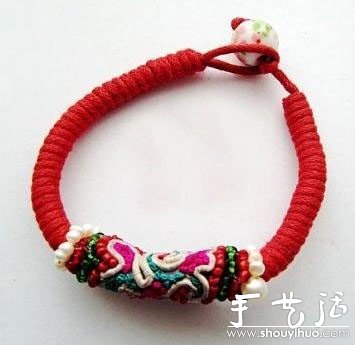 手工DIY制作开运红绳 - 双维造物网