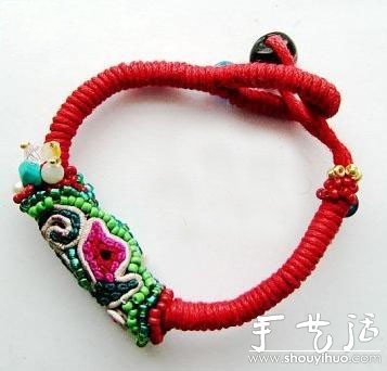 手工DIY制作开运红绳(图2)