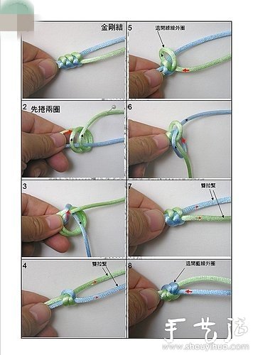 手工DIY制作开运红绳(图4)