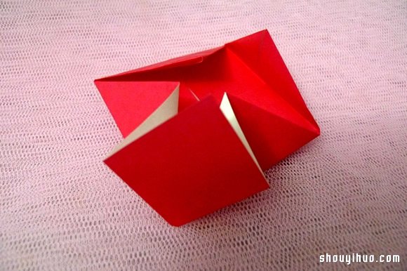 纸绣球的做法 折纸绣球花手工制作图解教程(图9)