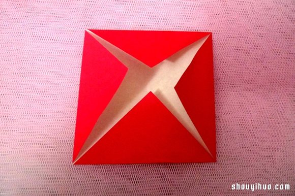 纸绣球的做法 折纸绣球花手工制作图解教程(图7)