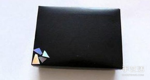 废旧光盘手工小制作 将礼品盒改造的美美哒~(图3)