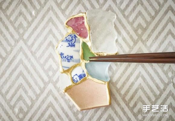 破碎陶瓷片的回收利用 日本金继修补过去回忆(图3)