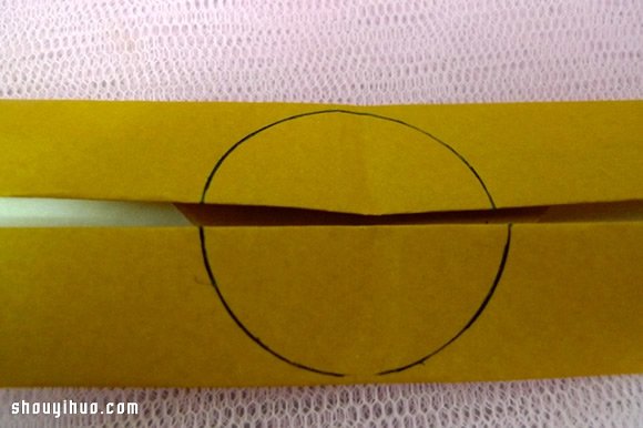戒指的折法步骤图解 手工折纸手表图解教程(图9)
