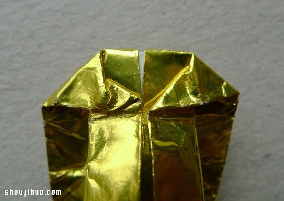 戒指的折法步骤图解 手工折纸手表图解教程(图11)