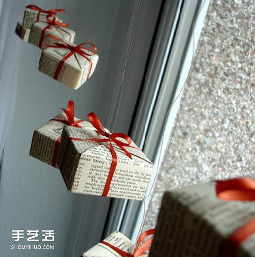 圣诞节礼物包装盒DIY 圣诞礼盒的折法图解(图1)