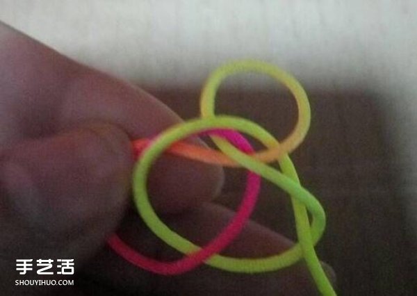 简单冰花结的编织方法 手工编冰花结的步骤图解(图5)