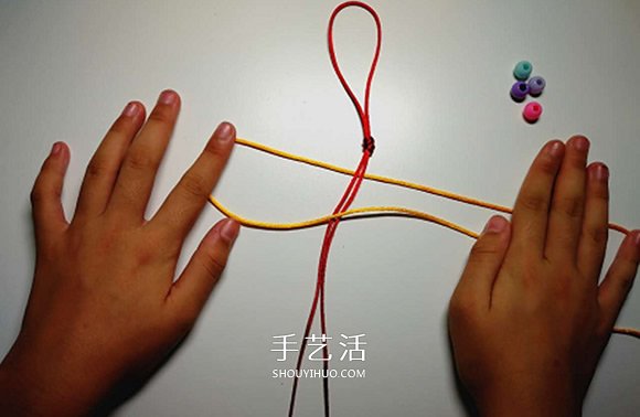 手工平结编法图解教程 怎么编平结的方法步骤(图4)