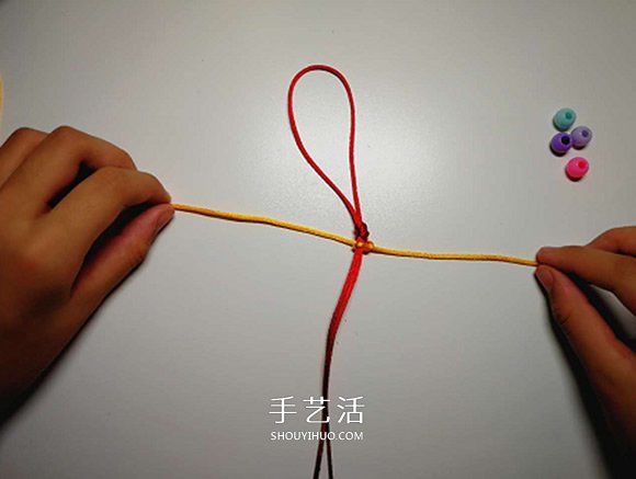 手工平结编法图解教程 怎么编平结的方法步骤(图7)