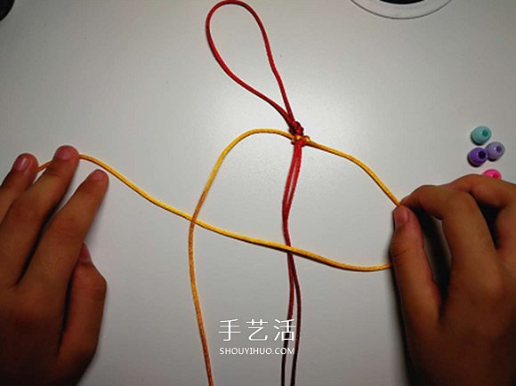 手工平结编法图解教程 怎么编平结的方法步骤(图9)