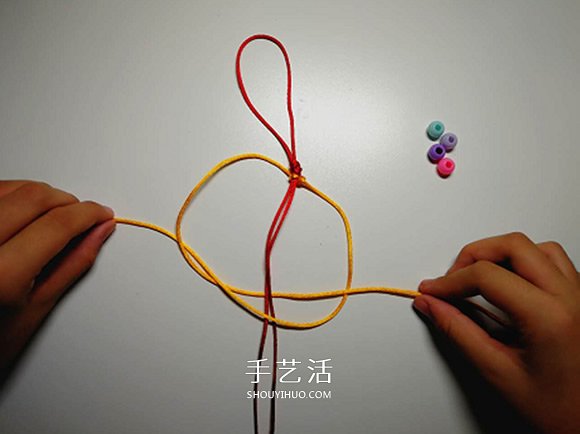 手工平结编法图解教程 怎么编平结的方法步骤(图10)