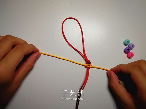 手工平结编法图解教程 怎么编平结的方法步骤(图11)