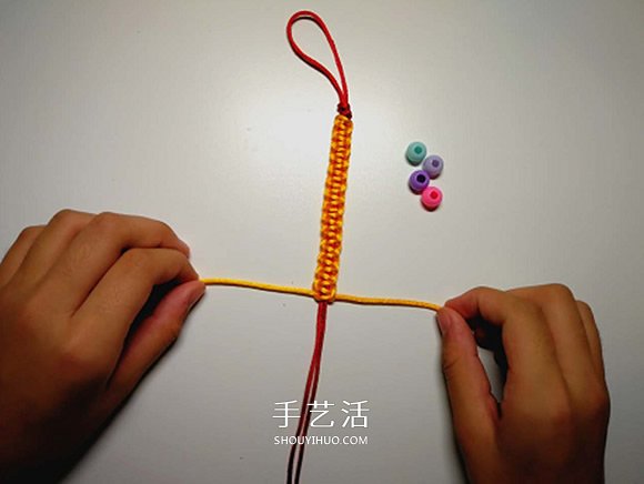 手工平结编法图解教程 怎么编平结的方法步骤(图12)