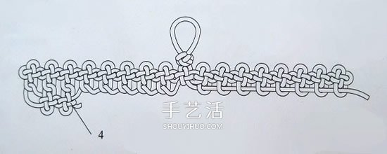 如意扇的编法图解步骤 手工中国结如意扇做法(图6)