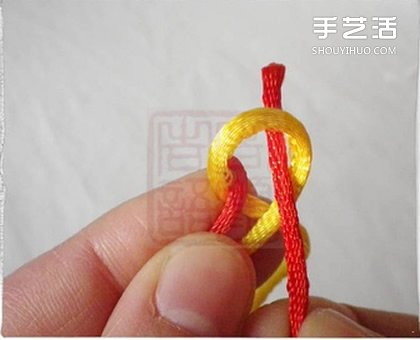 金刚结手链编法图解 金刚结编手链的步骤简单(图3)