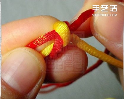 金刚结手链编法图解 金刚结编手链的步骤简单(图5)
