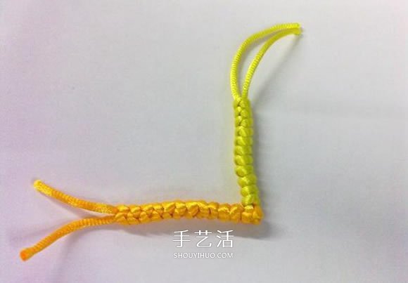 心形同心结怎么编图解 情人节爱心的编织方法(图21)