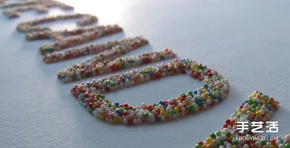 装饰立体文字制作方法 立体英文字母墙饰DIY(图9)
