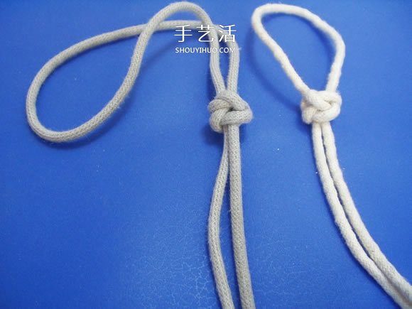 两股绳水手结的打法图解(图1)