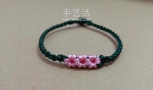 桃花结手链编法图解教程从头到尾 - 双维造物网