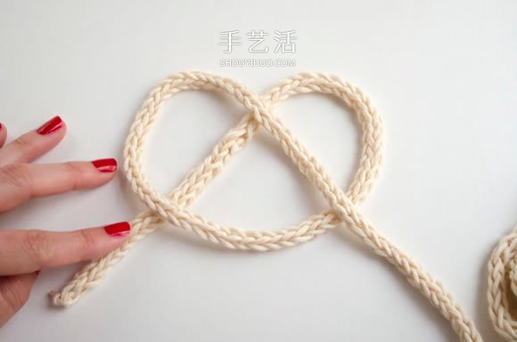 毛线绳子编织杯垫图解 就像是美丽的云朵！(图3)