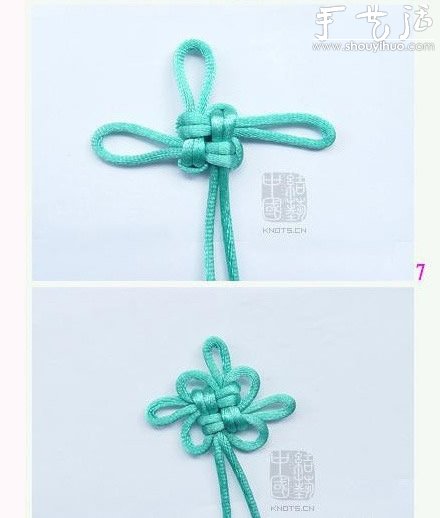 吉祥结的编法，编织吉祥结教程(图5)