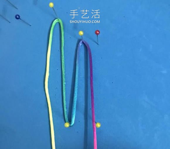 蝴蝶结的编法步骤图解教程(图2)