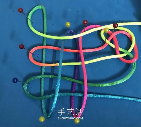 蝴蝶结的编法步骤图解教程(图8)