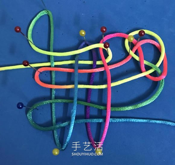 蝴蝶结的编法步骤图解教程(图9)