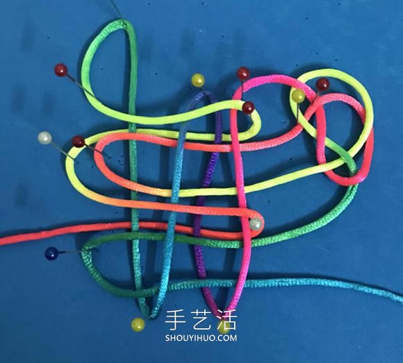 蝴蝶结的编法步骤图解教程(图10)