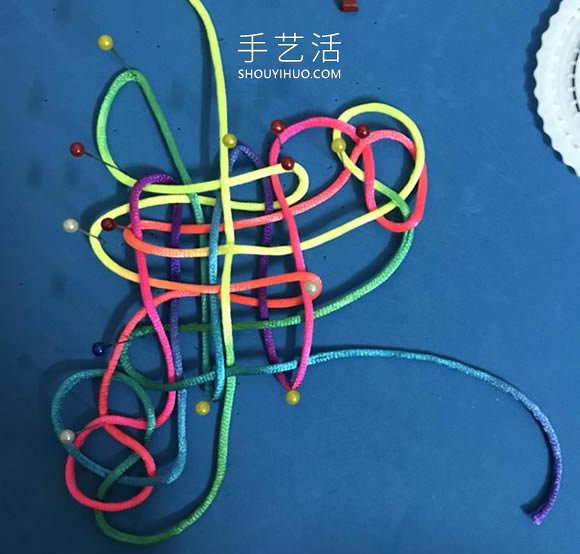 蝴蝶结的编法步骤图解教程(图17)