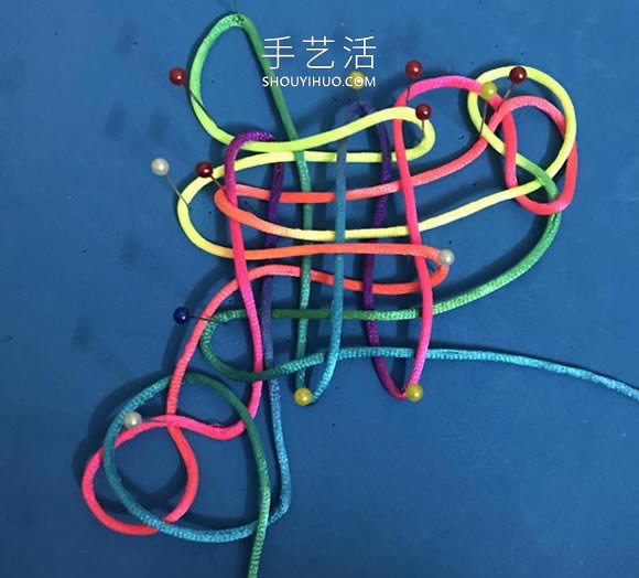 蝴蝶结的编法步骤图解教程(图15)