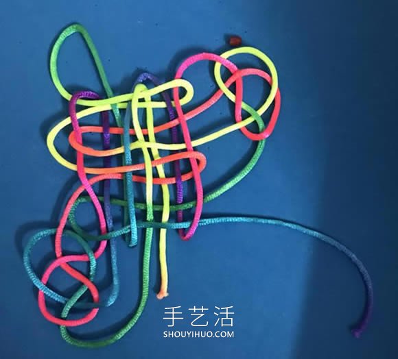 蝴蝶结的编法步骤图解教程(图19)
