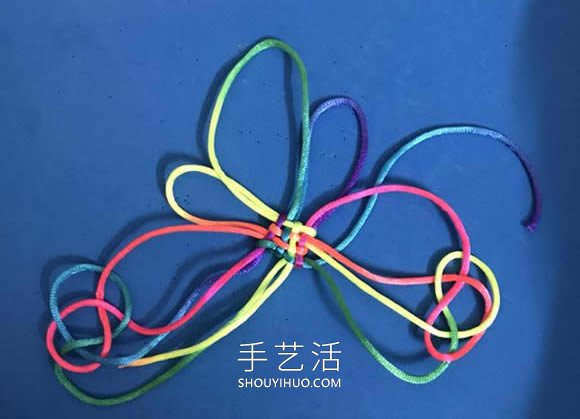 蝴蝶结的编法步骤图解教程(图20)