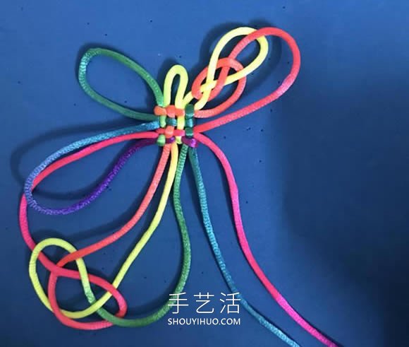 蝴蝶结的编法步骤图解教程(图21)