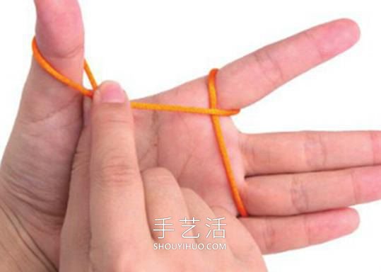 双线纽扣结的编法图解最简单(图4)