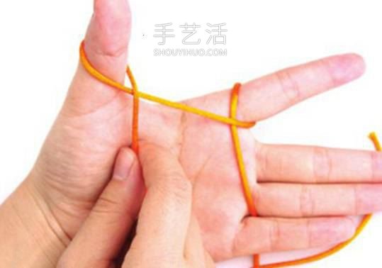 双线纽扣结的编法图解最简单(图3)