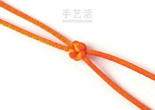 双线纽扣结的编法图解最简单(图15)
