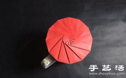 折纸杯盖手工制作方法图解教程 - 双维造物网