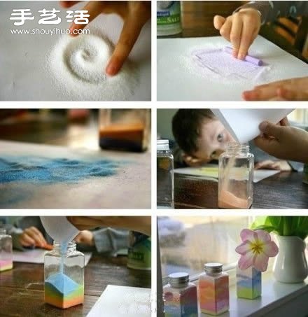 彩色粉笔DIY手工制作漂亮装饰品图解教程(图2)