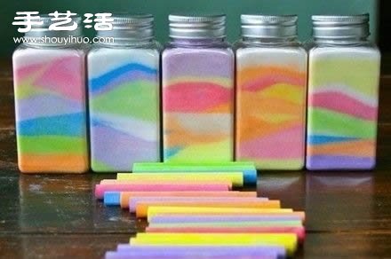 彩色粉笔DIY手工制作漂亮装饰品图解教程(图1)