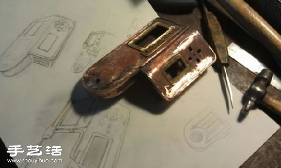 DIY手工制作蒸气朋克风的酷炫手表(图12)